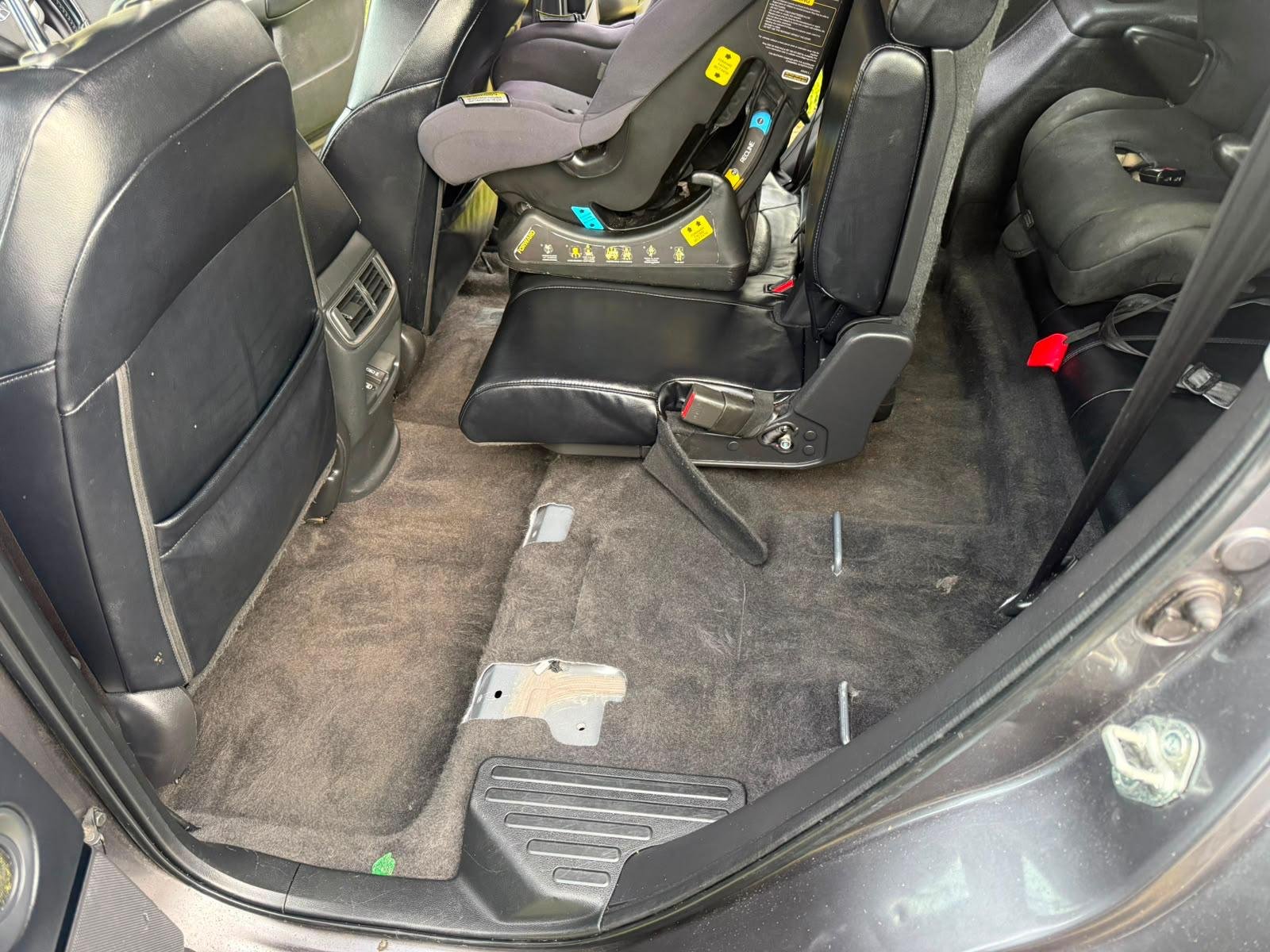 Car interior after detailing